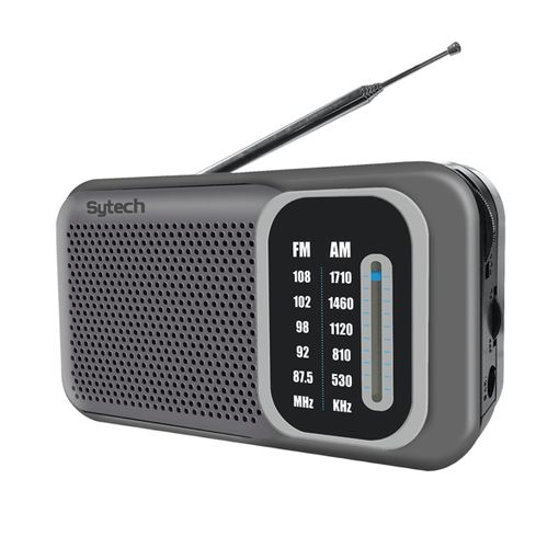  Radio portátil AM FM SW: Radio con pilas 4 D o radio