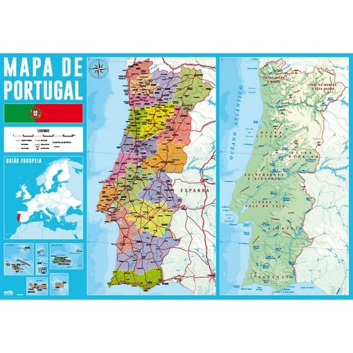 Grupo erik Mapa España Multicolor