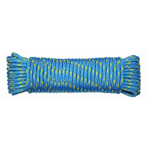 Cuerda de tendedero de PVC con núcleo de alambre 30 m x 3 mm verde -  Cablematic