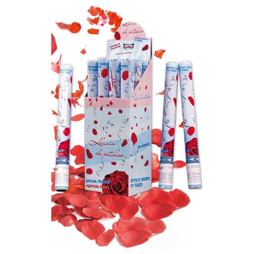 Cañón Confeti de Pétalos Rojos (40cm)✓ por sólo 3,51 €. Tienda Online.  Envío en 24h. . ✓. Artículos de decoración  para Fiestas.