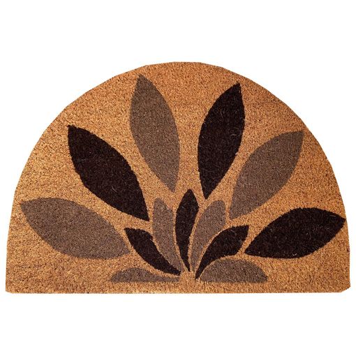 Felpudo Entrada De Coco Grande Para Casa, Piso - Felpudo Antideslizante  Semicircular Puerta Bonito Para Interior, Exterior - Alfombrilla Entrada  Gruesa Y Resistente Ojales 60x40 Cm natural Crudo Ojales 7162101-4  exma con