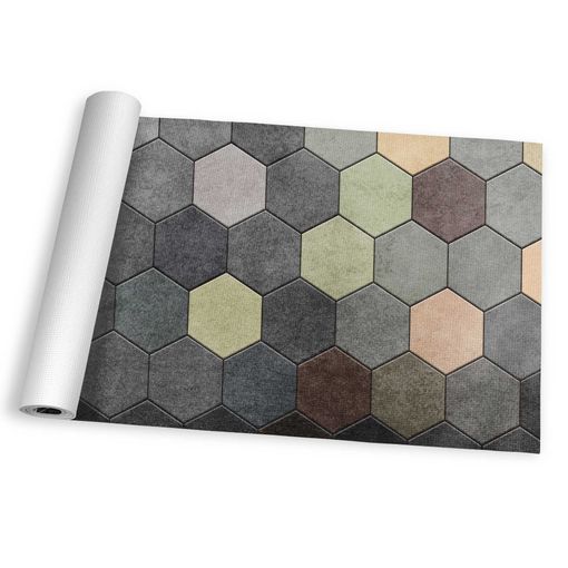 Alfombra De Vinilo Vinílica Hidraúlica Antimanchas Para Cocina Salón Por  Metros Al Corte - Baldosas Hexágono 7100018 1mt De Largo, Ancho 60cm  baldosas Hexágono 7100018 exma con Ofertas en Carrefour