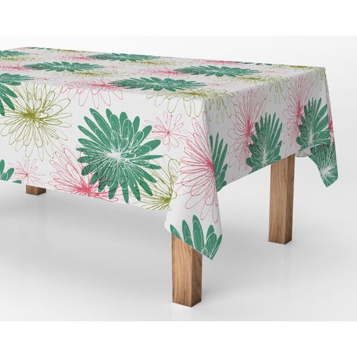 Mantel Antimanchas Para Mesa Rectangular, 100% Algodón, Mantel Picnic -  150x220cm - Camper Van con Ofertas en Carrefour