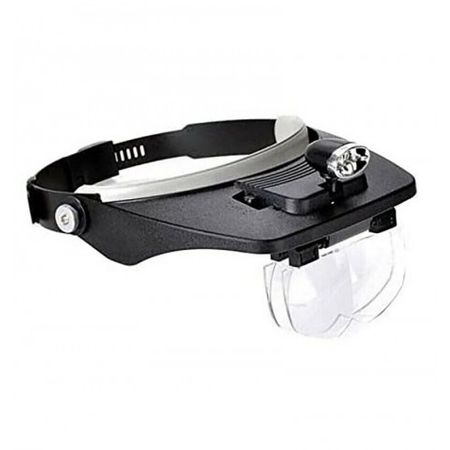 Gafas Lupa Con Lentes Intercambiables Y Luz Led + Envio Gratis