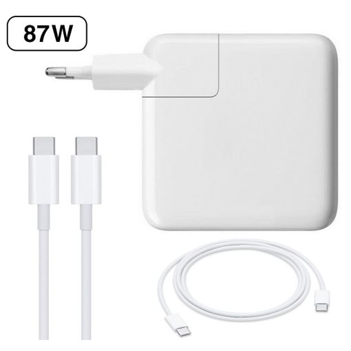 Cargador 87w + Cable Usb-c Adaptador Cargador Apple Macbook Pro 15