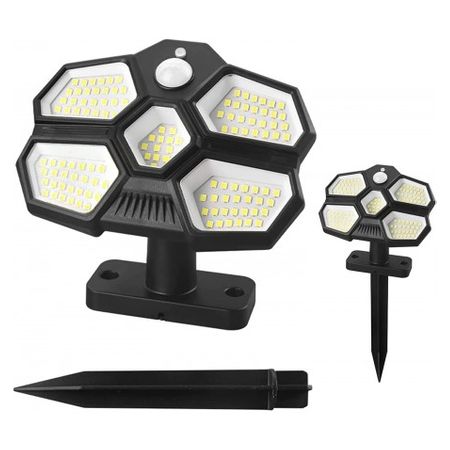 Lámpara Solar Led Con Sensor De Movimiento 72 Led-cob Regulable Con Mando A  Distancia Luz Solar Exterior Jardín Waterproof. con Ofertas en Carrefour