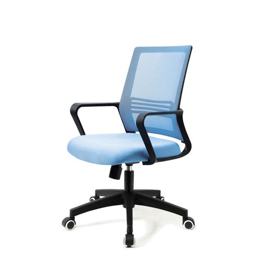 Silla De Oficina Ergonomica Silla De Trabajo Con Ruedas Blanca con Ofertas  en Carrefour