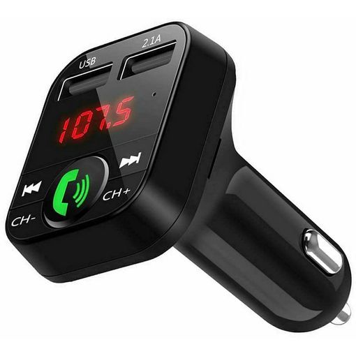 Espectronix Transmisor Bluetooth Coche, Micrófono Fuerte Bluetooth