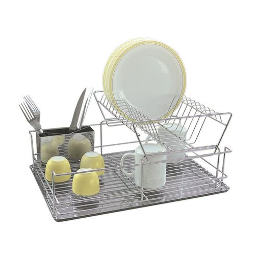 Escurreplatos 2 Alturas Con Bandeja De Plástico 30,3x8,5x44,5 Cm con  Ofertas en Carrefour