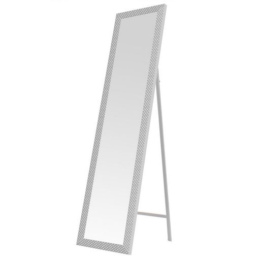 Espejo De Pie Blanco Moderno De Plástico De 37x157 Cm