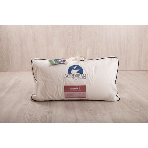 Pikolin Home - Almohada 30% Plumón con Doble Funda de Algodón 90X40cm