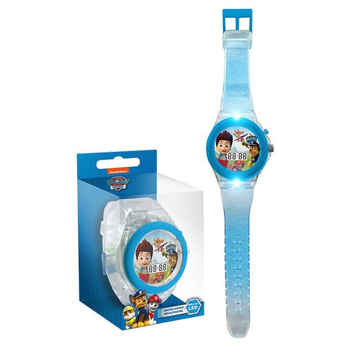Paw Patrol Pw16125. Reloj Con Luz Led Digital