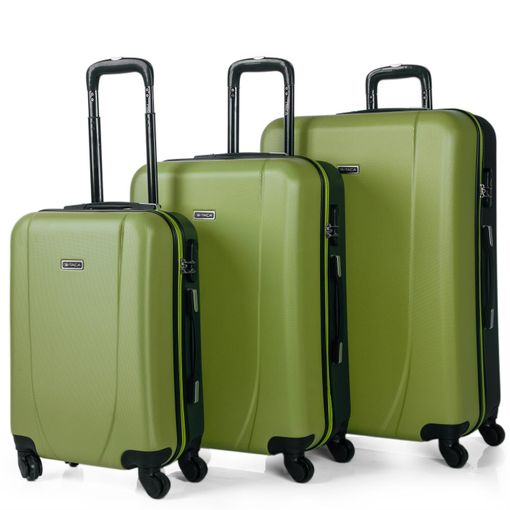 Set de 3 maletas de viaje con 4 ruedas