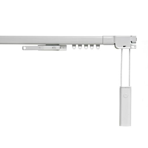 Riel Para Cortinas, Riel De Metal Extensible Blanco, 160 A 300cm con  Ofertas en Carrefour