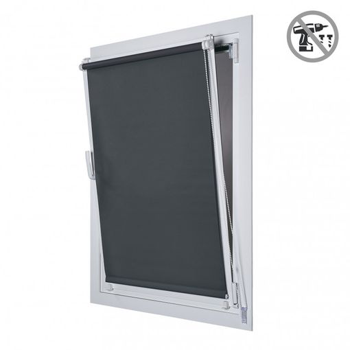 Estor Opaco Easyfix, Estores Enrollables Blackout Para Instalación Sin  Taladrar Gris, 75 X 180cm con Ofertas en Carrefour