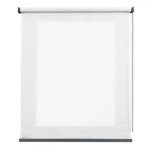 Estores Noche y Día Premium, estor enrollable con acabados de aluminio  Premium Blanco, 200 x 250 cm