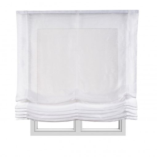 Cortina Translucida Para Ventanas 150x260 Cm Acomoda Textil. (blanco) con  Ofertas en Carrefour