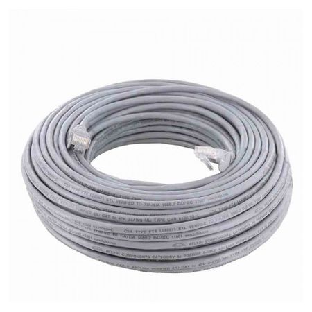 Cable De Red Utp 15 Metros Cat 6 Blanco Alta Velocidad