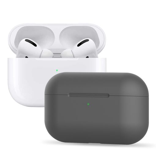 4 Fundas Para AirPods Pro De Silicon Negro Rojo Marino Blanco