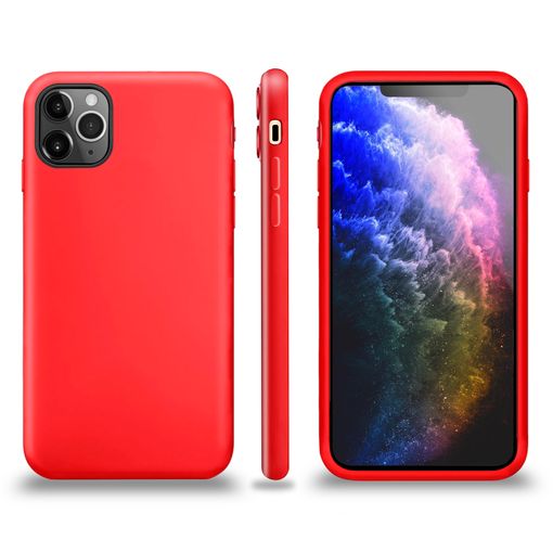 Carcasa Protectora Iphone 11 Pro De Silicona Flexible - Rojo con Ofertas en  Carrefour