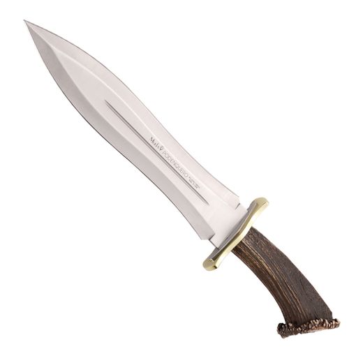 Cuchillo De Caza Muela Lobo Lobo-23s, Defensa Inoxidable, Puño Asta De  Ciervo Y Roseta, Hoja Mova De 23 Cm + Tarjeta Multiusos De Regalo con  Ofertas en Carrefour