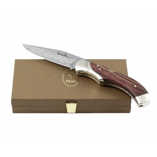 Cuchillo Enterizo De Caza Muela Elk Elk-14r.i, Puño De Madera Prensada  Coral, Hoja De 14 Cm, Peso 145 Gramos + Tarjeta Multiusos De Regalo con  Ofertas en Carrefour