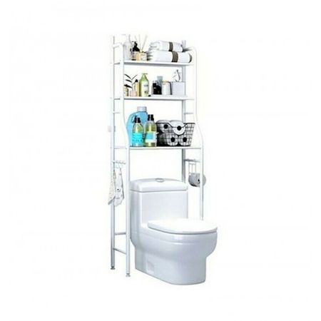 Estantería Sobre Inodoro Wc Lavadora Ahorra Espacio Almacenamiento Cuarto  Baño, Blanco, 160x47x25cm con Ofertas en Carrefour