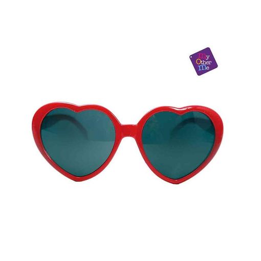 Gafas corazon rojas 