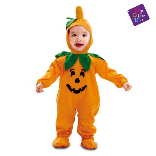 disfraz calabaza bebe 0-3. Meses de segunda mano por 10 EUR en Móstoles en  WALLAPOP