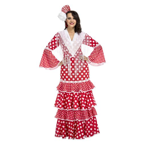 DISFRAZ DE FLAMENCA AZUL PARA CHICA