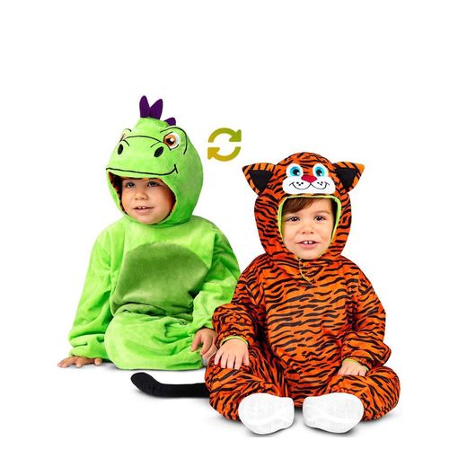 Disfraz De Dragón-tigre Reversible Para Bebé Y Niños con Ofertas en  Carrefour | Ofertas Carrefour Online