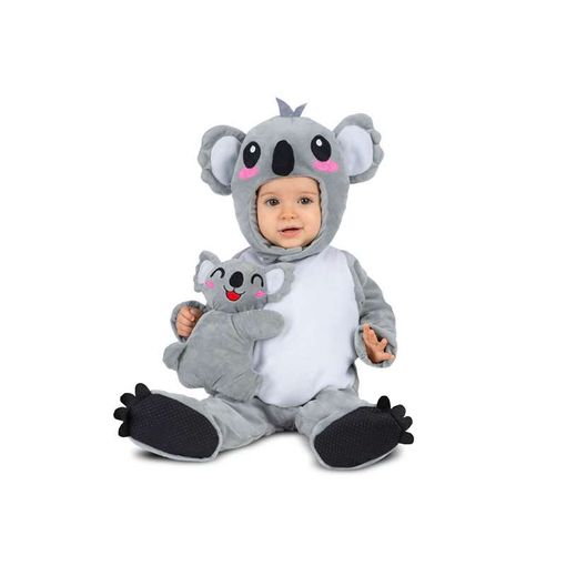 Disfraz Koala Con Bebé 24-36 M (gorro, Mono, Peluche Koala Y
