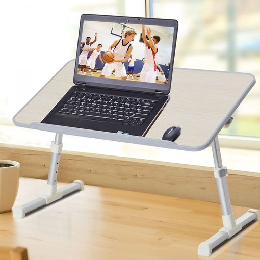 Mesa De Ordenador Escritorio Para Cama Laptop Plegable Portatil Con  Ventilador 