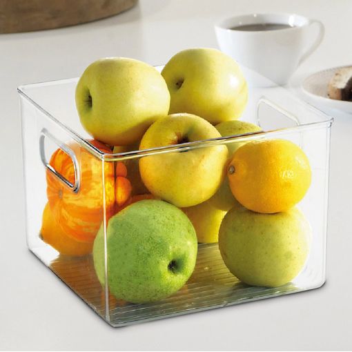 Organizador De Frigorifico Con Asa 10 X 37 X 11 Cm Transparente con Ofertas  en Carrefour