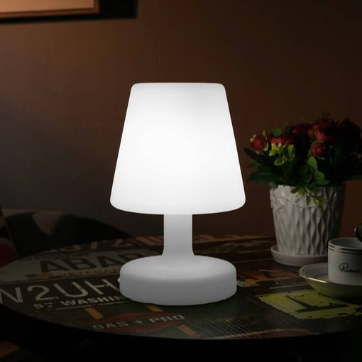 Lámpara De Mesa Led 3w Portátil Para Exterior Con Batería Usb Recargable  Kivuli Beige con Ofertas en Carrefour