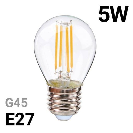 Bombillas LED E27 Filamento, 4W G45 E27