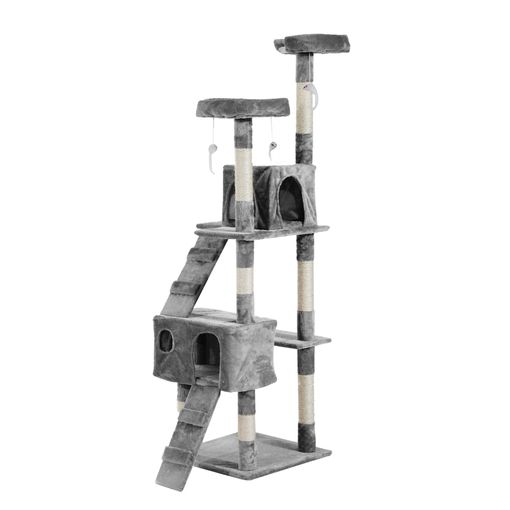 Árbol Rascador Para Gatos Torre Escalador Para 1-3 Gatos 50x50x130cm con  Ofertas en Carrefour