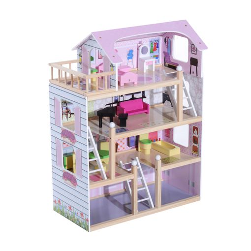 Casa De Muñecas Charlotte De Madera Con Ez Kraft Assembly con Ofertas en  Carrefour