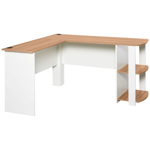 Mesa De Escritorio En Forma De L - Rox - 75x139x92 - Blanco con Ofertas en  Carrefour