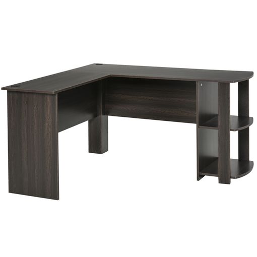 Mesa De Ordenador Pc De Melamina De Madera Homcom 120x55x85 Cm-marrón con  Ofertas en Carrefour