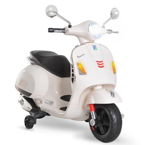 Homcom Moto Eléctrica Honda con Licencia 6V Blanco para Niños de 3-5 Años