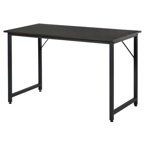 Mesa de escritorio de mdf plegable acacia, negro de 75x100x45cm