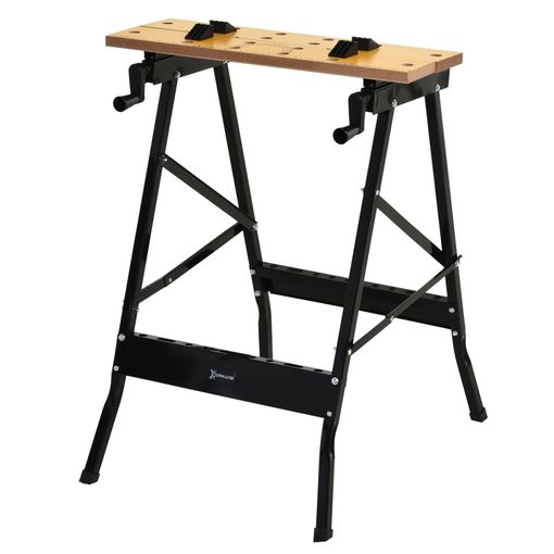 Mesa Redonda Plegable De Madera - Negro con Ofertas en Carrefour