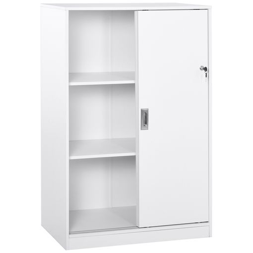 Mueble Archivador De Oficina De Melamina Homcom 100x35x65 Cm