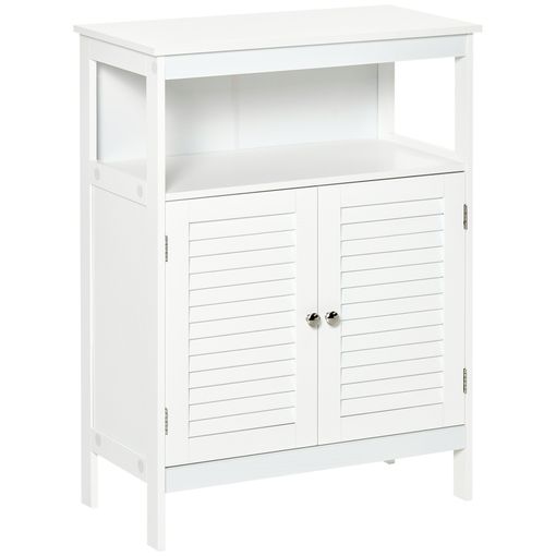 Mueble Auxiliar De Cocina En Color Blanco Con Un Cajon Y Varios  Compartimentos 132x99 Cm con Ofertas en Carrefour