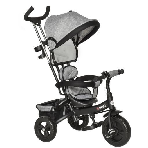 Silla De Paseo Plegable 2 En 1 Cochecito De Bebé Y Capazo Gris Homcom con  Ofertas en Carrefour