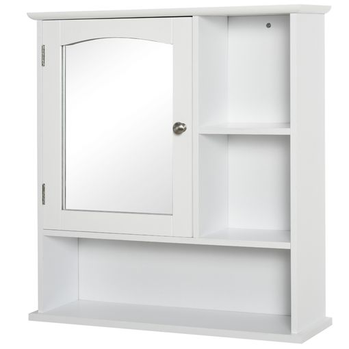 Mueble sobre inodoro con 2 puertas kleankin 64x22x165 cm