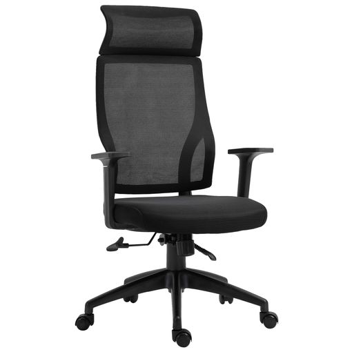 Vinsetto Silla de Oficina de Malla Ergonómica Silla Escritorio