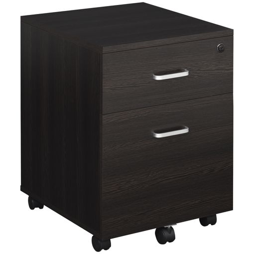 Vinsetto Mueble Archivador Cajonera para Oficina con 2 Cajones