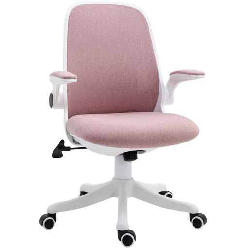 Silla De Escritorio De Esponja Vinsetto 62,5x60x94-104 cm-rosa con